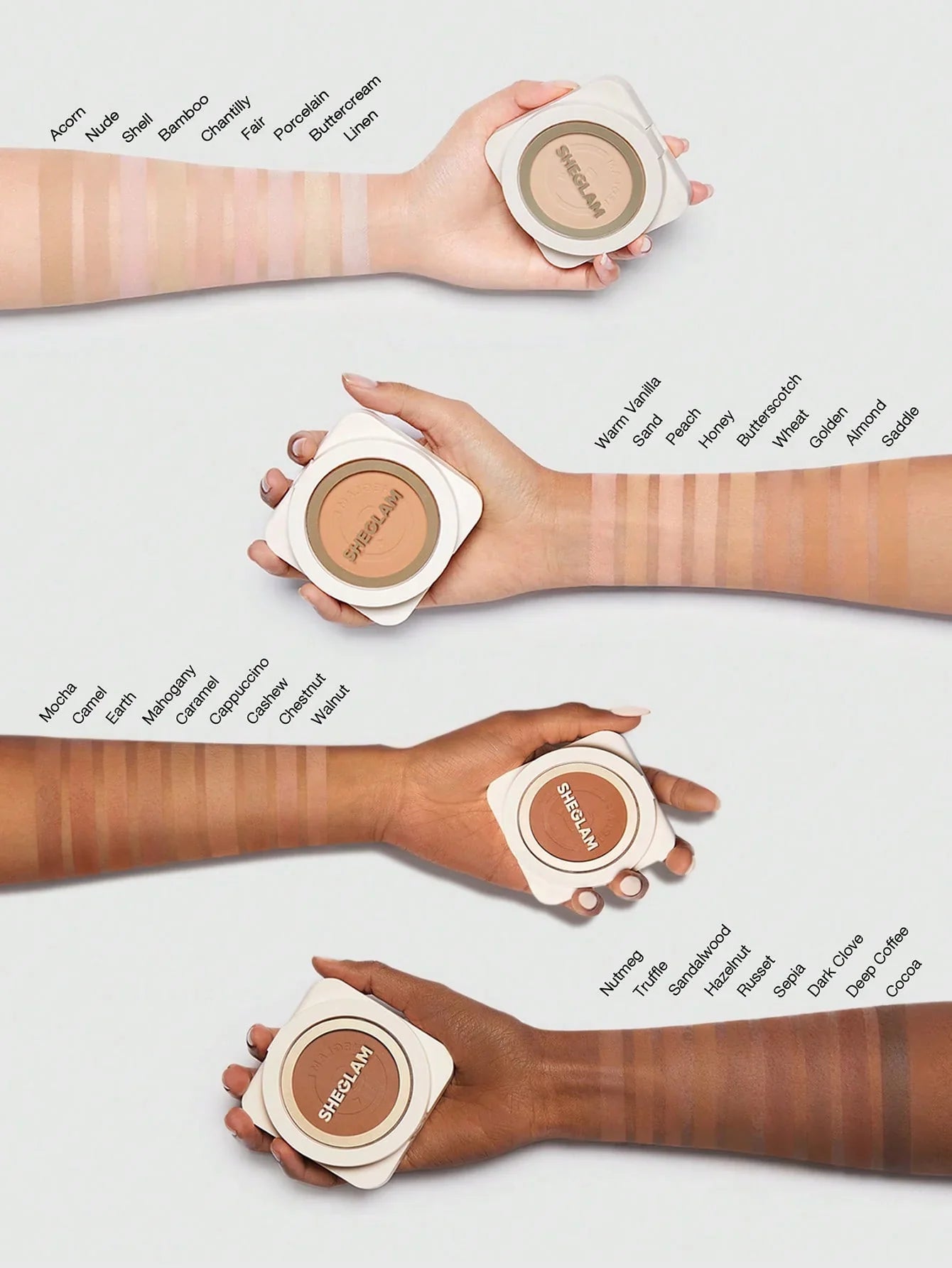 Sheglam  Full Coverage Foundation Balm(skin focus high coverage powder foundation