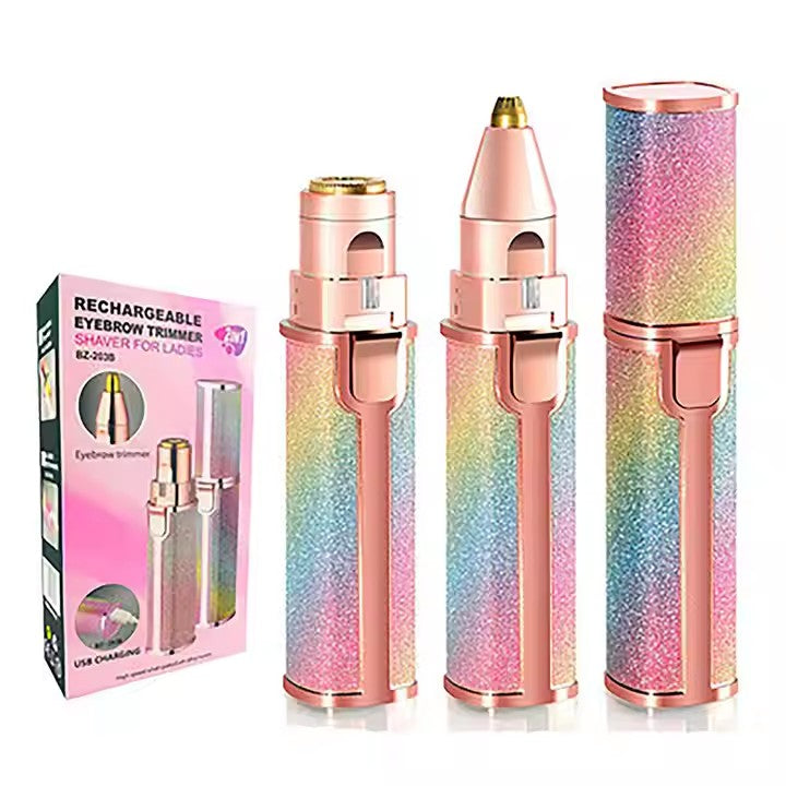 2 in 1 eyebrow trimmer