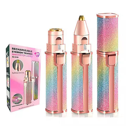 2 in 1 eyebrow trimmer
