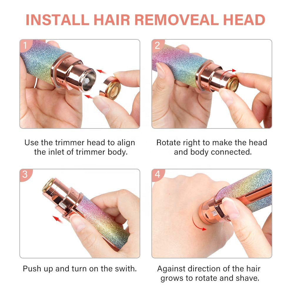 2 in 1 eyebrow trimmer