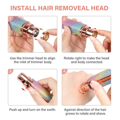 2 in 1 eyebrow trimmer