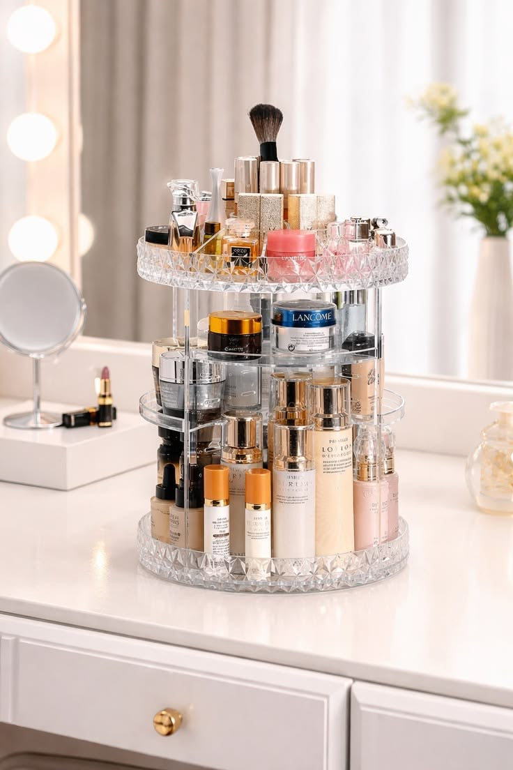 Makeup stand holder 360