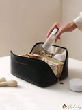 leather make up pouche